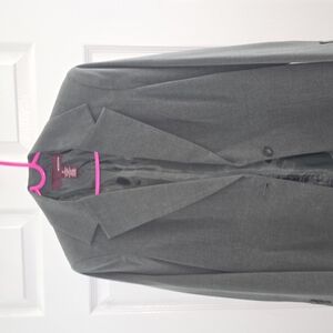 Merona Gray Blazer Classic Notched Lapel